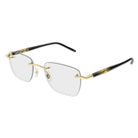 Montura de gafas Montblanc Hombre MB0346O005-GOLD-BLACK-TRANSPARENT53